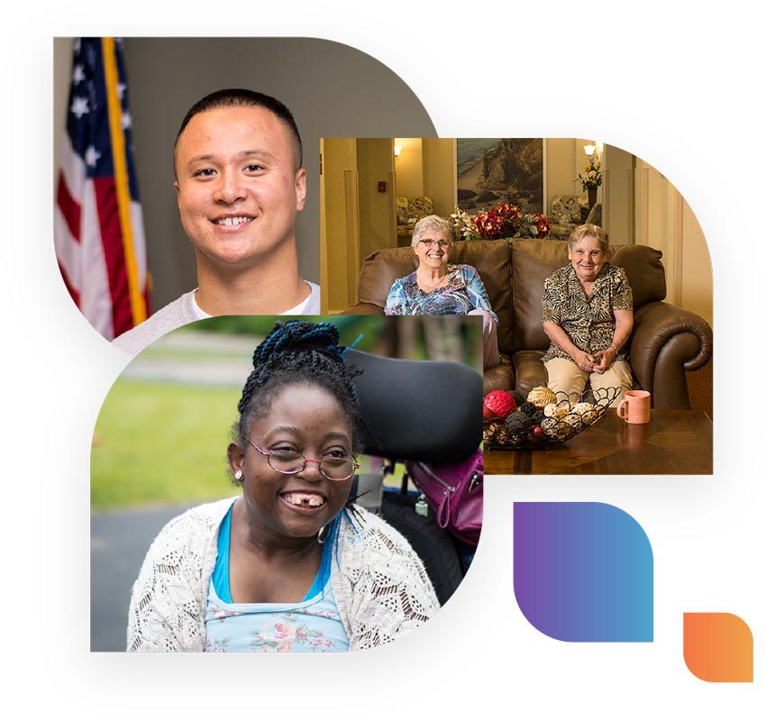 home-photo-mosaic Individuals that have had their lives enriched by CDS's diverse organizations